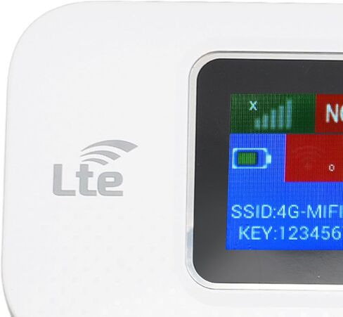 Sanpyl 4G LTE WiFi Modem Professional 300Mbps High Speed Portable Mobile WiFi Router for Phone Tablet Laptop TV with Advanced Security for Data Control, ABS Material in Saudi Arabia