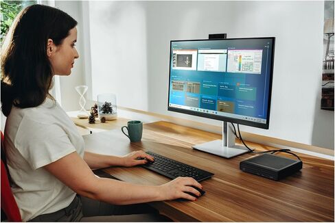 كمبيوتر مكتبي صغير HP EliteDesk 800 G6، Intel Gen 10th Core i5-10500T، ذاكرة الوصول العشوائي 16 جيجابايت، 512 جيجابايت SSD، دعم 4K، Displayport، RJ-45، Wi-Fi، BT، Windows 11 Pro (متجدد) in Saudi Arabia