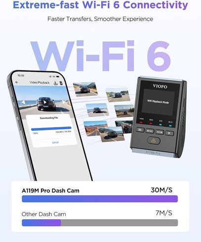 【Bundle: VIOFO A119M Pro+256GB SD Card】 VIOFO A119M Pro 4K HDR MINI Dash Cam, STARVIS 2 IMX678 Sensor, Front Dash Camera for Cars in Saudi Arabia