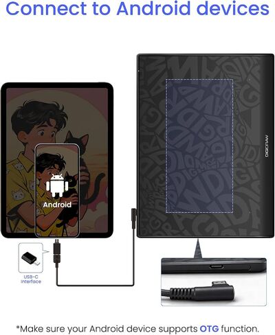 DIGIDRAW T610 Drawing Tablet Paper Like Graphics Drawing Tablet with 16384 Stylus Battery Free Pen,Tablet 10"x6" for Mac, Windows and Chromebook in Saudi Arabia