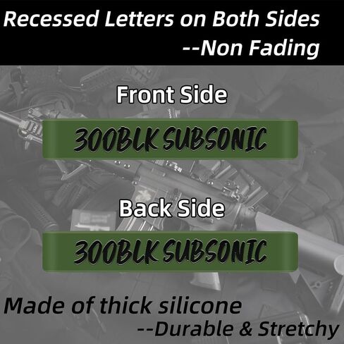 12 Pack Magsaddle .300 Blackout Subsonic Magazine Marking Bands .300 BLK Subsonic Caliber Identification Holster Accessories in Saudi Arabia