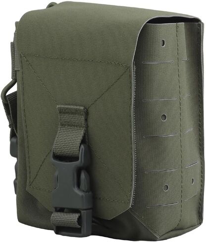 Molle Large Multifunctional Sub Pouch, Tactical 5.56 Magazine Pouch Radio Storage Bag 2 in 1 for Duty Belt Vest in Kuwait