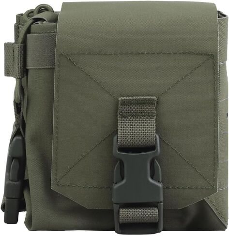 Molle Large Multifunctional Sub Pouch, Tactical 5.56 Magazine Pouch Radio Storage Bag 2 in 1 for Duty Belt Vest in Kuwait