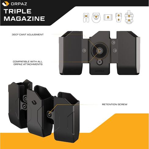 Orpaz 9mm/.40 مجلة الحقيبة حامل المجلات 9mm مزدوج المكدس ماج الحافظات in Kuwait