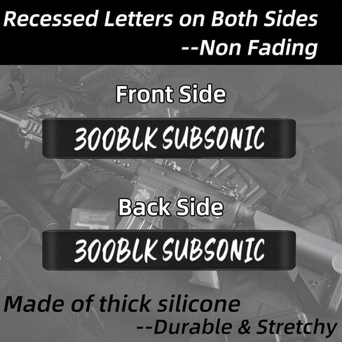 12 Pack Magsaddle .300 Blackout Subsonic Magazine Marking Bands .300 BLK Subsonic Caliber Identification Holster Accessories in Saudi Arabia