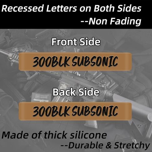 12 Pack Magsaddle .300 Blackout Subsonic Magazine Marking Bands .300 BLK Subsonic Caliber Identification Holster Accessories in Saudi Arabia