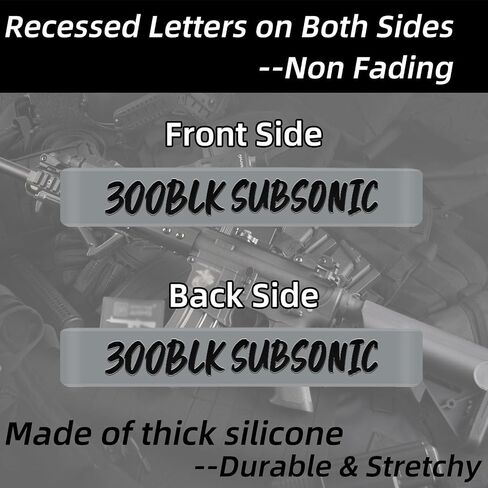 12 Pack Magsaddle .300 Blackout Subsonic Magazine Marking Bands .300 BLK Subsonic Caliber Identification Holster Accessories in Saudi Arabia