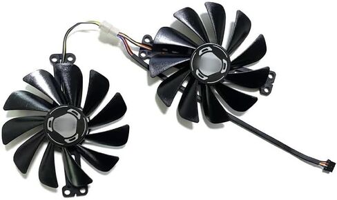 مروحة تبريد بطاقة الرسومات متوافقة مع XFX RX 6600 XT GPU Fan Speedster SWFT 210 RX 6600 XT RX 6600 8G Gaming Card Fans Radeon FDC10U12S9-C in Kuwait