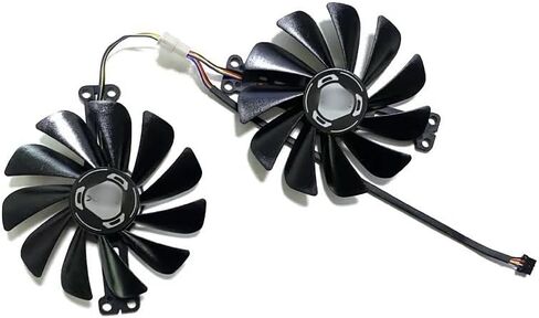 مروحة تبريد بطاقة الرسومات متوافقة مع XFX RX 6600 XT GPU Fan Speedster SWFT 210 RX 6600 XT RX 6600 8G Gaming Card Fans Radeon FDC10U12S9-C in Kuwait