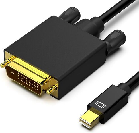 Mini Displayport to DVI Cable, Mini DP to DVI 1.83M Cable Male to Male Gold-Plated Cord for MacBook, iMac(LG51) Surface Pro and Laptop in Saudi Arabia