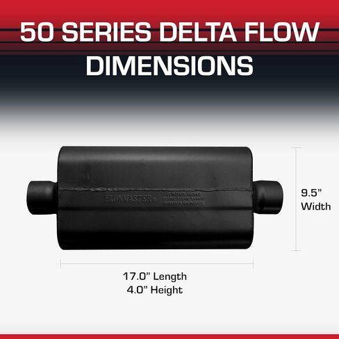 فلو ماستر كاتم صوت 50 دلتا فلو 943051 - 3.00 ازاحة داخل / 3.00 مخرج مركزي - صوت معتدل in Kuwait