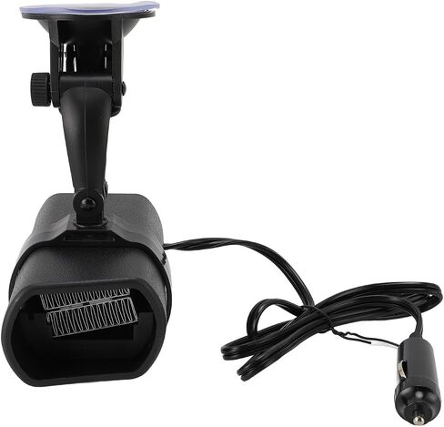 Windshield Defogger, 200W 12V Fast Heat Portable Heater with Suction Cup Mount - Winter Camping, Caravan, Traveling in Saudi Arabia