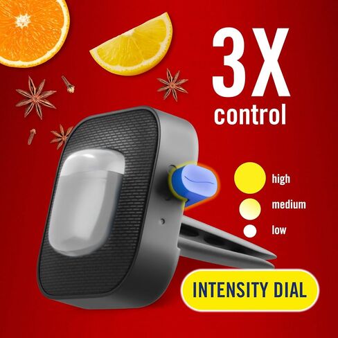 معطر هواء السيارة من فبريز، مشبك فتحة تهوية برائحة التوابل القديمة، 0.07 أونصة. مشبك فتحة تهوية السيارة، عبوة من 4 قطع in Kuwait
