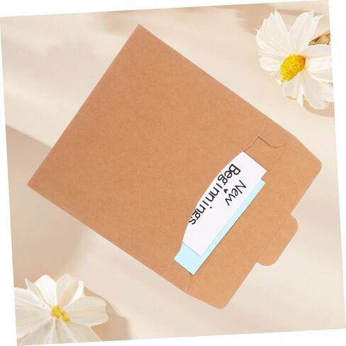 50Pcs Vintage Paper CD Sleeves Retro Kraft Envelope Storage for CD Dvd Packaging for Birthdays Weddings and Holidays Secure Protection for Gifting and Storage in Saudi Arabia