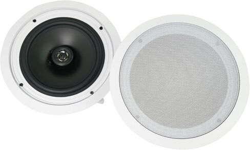 Rockville 4-Zone Matrix Multi Source Amplifier+20 8" 70v White Ceiling Speakers in Saudi Arabia