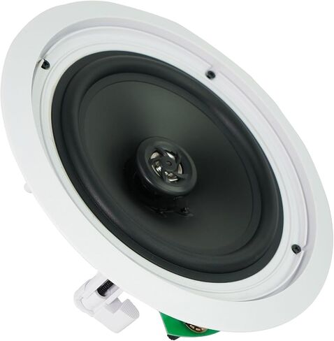 Rockville 4-Zone Matrix Multi Source Amplifier+20 8" 70v White Ceiling Speakers in Saudi Arabia