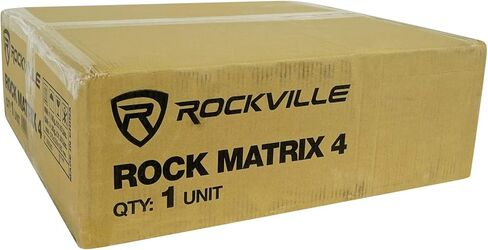 Rockville 4-Zone Matrix Multi Source Amplifier+20 8" 70v White Ceiling Speakers in Saudi Arabia