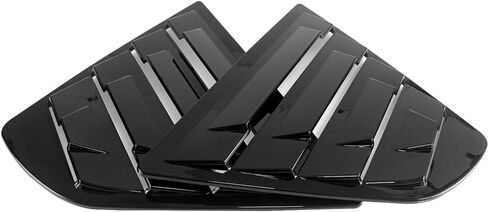for Toyota Camry 2018 2019 2020 2021 2022 2023 2024 Rear Side Window Louver Decorate Cover Rear Air Vent Window Louvers Blinds Covers Auto Accessories (Bright Black) in Kuwait