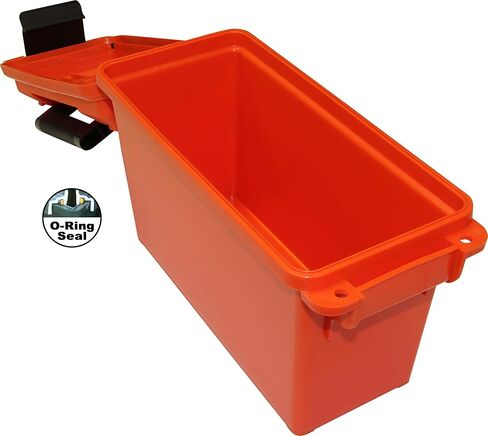 ذخيرة MTM AC30T-35 طويلة القامة | عيار 30 | يحمل ما يصل إلى 15 رطلاً من الذخيرة أو العتاد | نظام الإغلاق المزدوج للخدمة الشاقة | بلاستيك بولي بروبيلين متين | نظام الختم الدائري، مقاوم للماء | البرتقالي in Kuwait