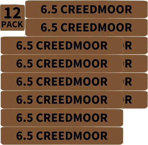 12 Pack Miaozhun 6.5 Creedmoor Magazine Marking Bands 6.5 Creedmoor Magazine Ammo Caliber Identification Bands (Army Green-White) in Saudi Arabia