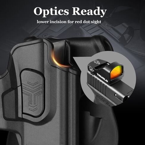 حافظات CYTAC OWB لـ Beretta 92 92FS - تم إصدار إصبع السبابة | غير قادر على تعديل | القفل التلقائي | حمل حزام الخصر الخارجي | ماتي النهاية in Kuwait
