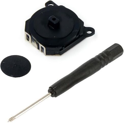 Durable 1000/1001/1004 3D Rocker Black Analog Joystick with Screwdriver for Sony PSP 1000 Series Accessories in Saudi Arabia