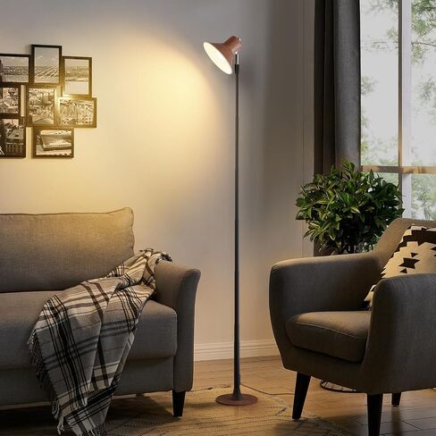 Modern LED Floor Lamp with Adjustable Height 45-145cm, 3000K-6500K Tricolor Dimming, 150° Rotating Head, 10-100% Brightness Control, Table Lamp 2-in-1 Design (Black) in Saudi Arabia