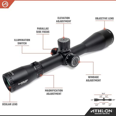 أثلون للبصريات Ares ETR UHD 4.5-30x56 مناظير المستوى البؤري الأول in Kuwait