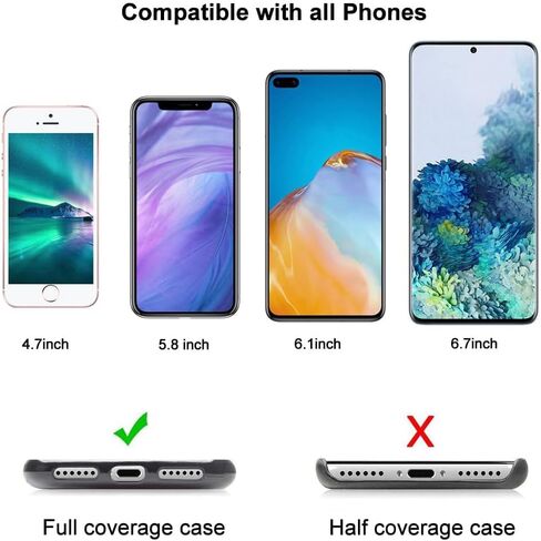 علامة تبويب معدنية للهاتف iPhone، رقعة حبل الهاتف الخلوي، جزء بديل لحزام الهاتف لجميع حافظات الهاتف الكاملة in Saudi Arabia