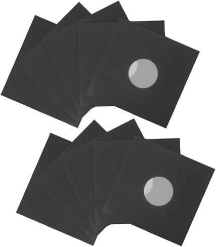 SUPVOX 12Pcs Vinyl Record Covers Protective Sleeves for Album Storage Kraft Jackets for Scratch Protection for Home Cafe and Bar Display in Saudi Arabia