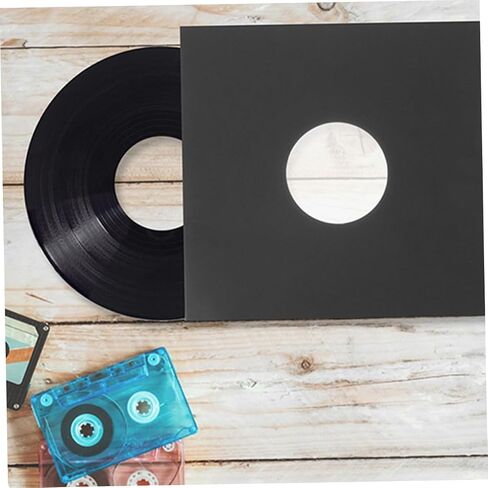 SUPVOX 12Pcs Vinyl Record Covers Protective Sleeves for Album Storage Kraft Jackets for Scratch Protection for Home Cafe and Bar Display in Saudi Arabia