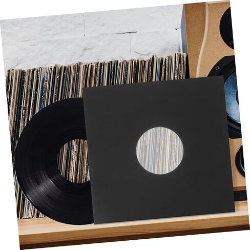 SUPVOX 12Pcs Vinyl Record Covers Protective Sleeves for Album Storage Kraft Jackets for Scratch Protection for Home Cafe and Bar Display in Saudi Arabia