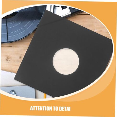 SUPVOX 12Pcs Vinyl Record Covers Protective Sleeves for Album Storage Kraft Jackets for Scratch Protection for Home Cafe and Bar Display in Saudi Arabia