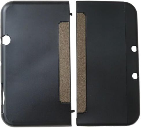 حافظة حماية سوداء لجهاز Nintendo New 3DS XL LL 2015، غطاء حماية من البلاستيك + الألومنيوم لكامل الجسم بقشرة صلبة in Saudi Arabia