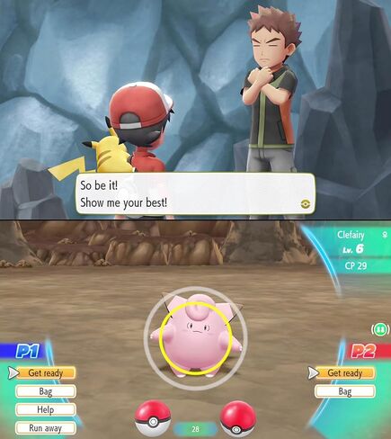 Pokémon: Let's Go, Pikachu! for Nintendo Switch (US Version), with PremGear Thumb Grips (8 pack - Black, Blue, Red & Clear), 24 Slot Game Card Holder & Cleaning Cloth in Saudi Arabia