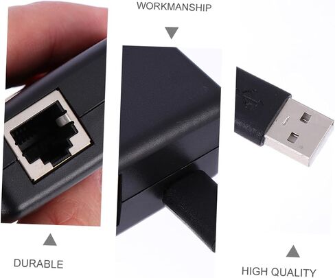 TEHAUX Gigabit Ethernet Hub for Gaming and Streaming 2 in 1 Network Adapter High Speed Portable Design in Saudi Arabia