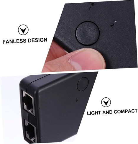 TEHAUX Gigabit Ethernet Hub for Gaming and Streaming 2 in 1 Network Adapter High Speed Portable Design in Saudi Arabia