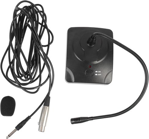 HANABASS Stable Connection Gaming Microphone Long Gooseneck Desktop Mic Capitive Mic for Pc in Saudi Arabia