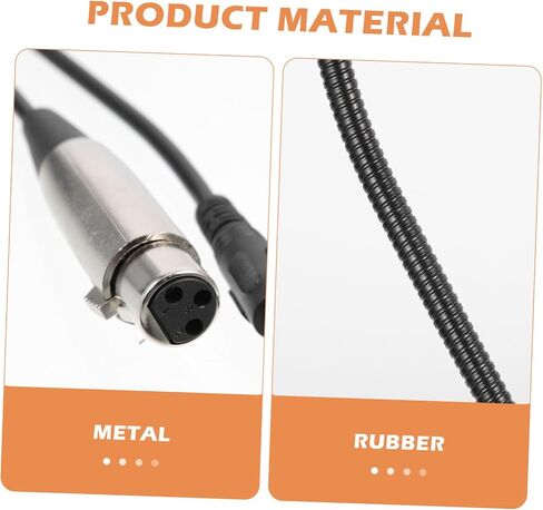 HANABASS Stable Connection Gaming Microphone Long Gooseneck Desktop Mic Capitive Mic for Pc in Saudi Arabia