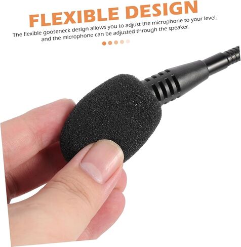 HANABASS Stable Connection Gaming Microphone Long Gooseneck Desktop Mic Capitive Mic for Pc in Saudi Arabia