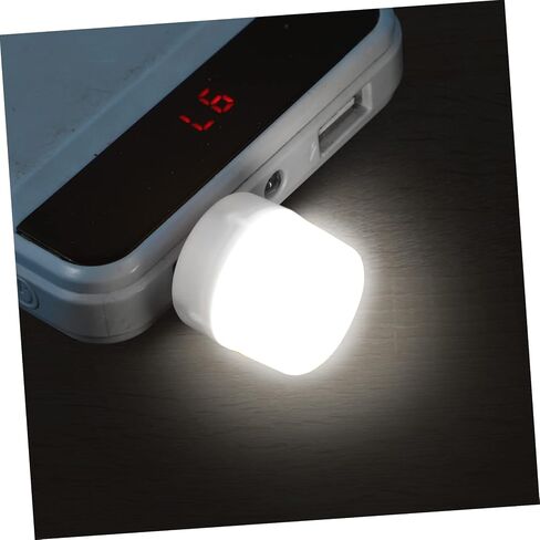 مصابيح Tofficu 10 قطع صغيرة تعمل بالطاقة USB للسيارة والكمبيوتر المحمول وأضواء ليلية محمولة مع سطوع عالٍ واستهلاك منخفض للطاقة وظل بلوري ناعم للإضاءة المحيطة الدافئة in Saudi Arabia