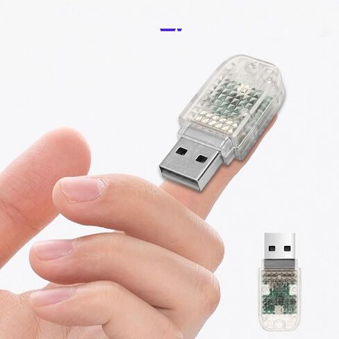 أضواء LED داخلية للسيارة USB | ضوء LED تلقائي | تضيف مصابيح USB تصميمًا رومانسيًا للتحويل التلقائي ومستشعرًا صوتيًا للسيارة والكمبيوتر والسيارة in Saudi Arabia