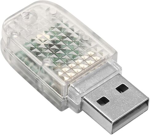 أضواء LED داخلية للسيارة USB | ضوء LED تلقائي | تضيف مصابيح USB تصميمًا رومانسيًا للتحويل التلقائي ومستشعرًا صوتيًا للسيارة والكمبيوتر والسيارة in Saudi Arabia