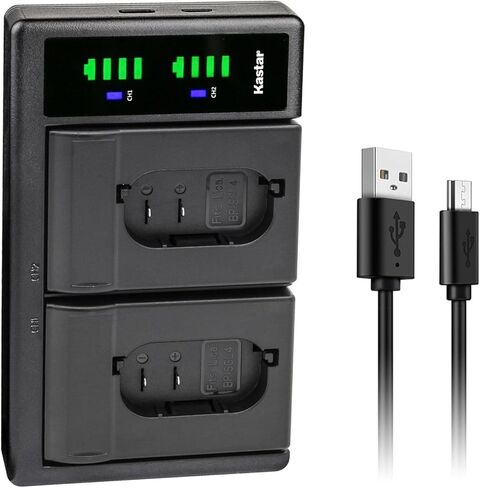 بطارية Kastar 1-Pack وشاحن USB مزدوج LTD2، متوافق مع بطاريات Leica BP-SCL6 وBP-SCL4، وشواحن LC-SCL6/LC-SCL4، وكاميرات Leica S، Q2، SL2، SL2-S، Q3 Monochrom، SL3، SL3-S، Typ 601 in Kuwait