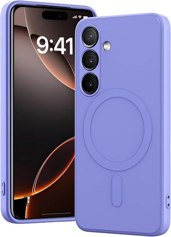 for Samsung Galaxy A55 5G Case Magnetic,Wireless Charging,Slim Soft TPU Silicone Cover Phone Case for Samsung Galaxy A55 5G,Blue,MUS-MFCX-03-06 in Saudi Arabia