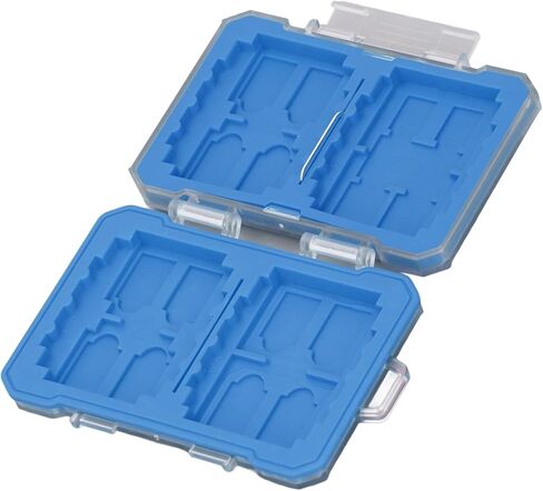 VBESTLIFE Memory Card Case, Water Proof Anti Shock Storage Organizer for 4 Type B, 4 Type A, 12 Memory Card, 5 SIM Cards (Orange) in Saudi Arabia