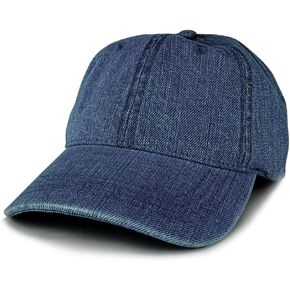 Trendy Apparel Shop Low Profile Unstructured Denim Garment Washed Baseball Cap