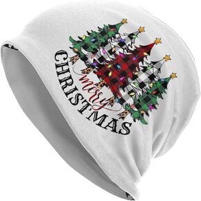 Christmas Snowflakes Beanie Winter Hats Chemo Hat Cancer Headwear Knitted Hats Baggy Slouchy Skull Cap Nightcap for Men Women