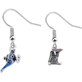 CENWA Magic Lamp Gift Movie Inspired Gifts Magic Lamp Earrings Make A Wish Magic Lamp Dangle Earring for Women Girls