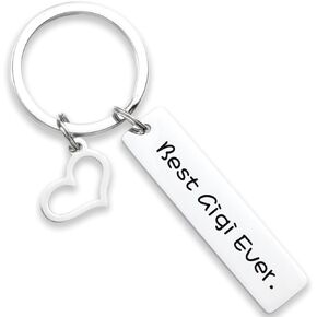 Gigi Gifts Keychain for Women Best Gigi Jewelry Stuff Ornament Gigis Keyring Gigi Keychain